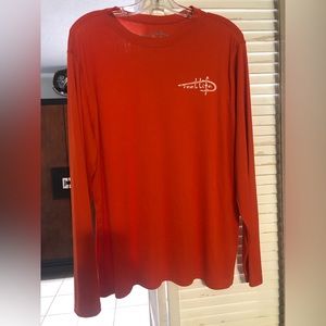 Reel Life Rash guard shirt in Red/ size Med Excellent like new.